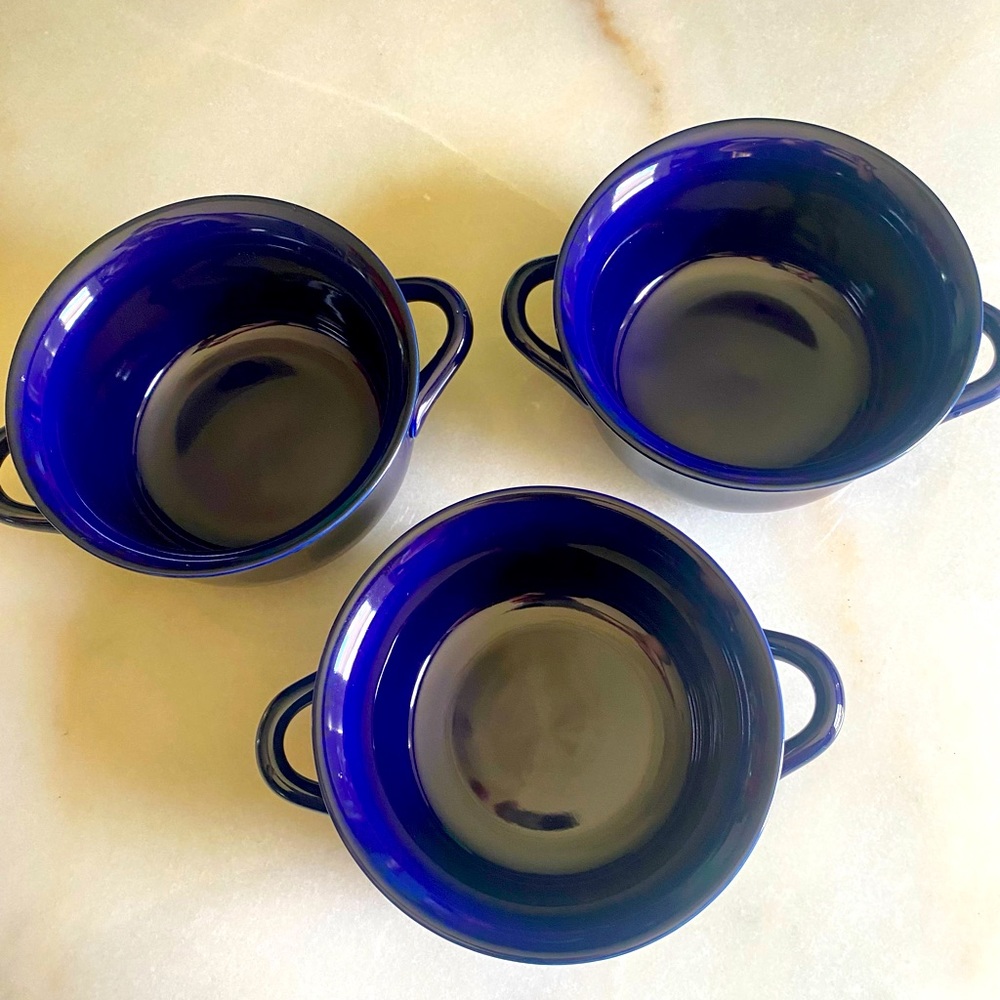 Cobalt Blue Ceramic Bowls